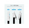 USB TYPE C / PASS BLANC ÉCLAIR