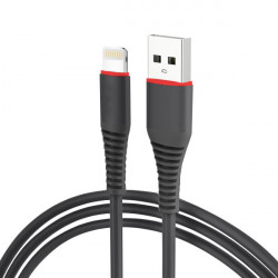 CABLE USB iPHONE 5G QUICK CHARGE NOIR