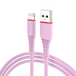 CABLE USB iPHONE 5G QUICK CHARGE ROSE